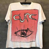 Hearujoy Street Casual Retro Short-sleeved T-shirt Hiphop Cotton Round Neck Rock Band Punk All-match Short-sleeved Top Men's Summer